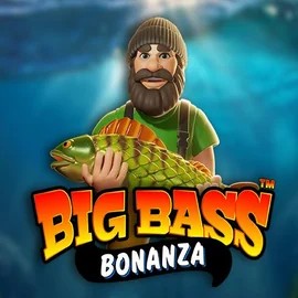 Official Slots logo: Big Bass Bonanza by Pragmatic Play at Kingmaker Casino