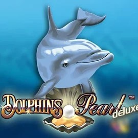 Dolphins Pearl Deluxe logo by Novomatic at Kingmaker Casino