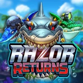 Official Slots logo: Razor Returns by Push Gaming at Kingmaker Casino
