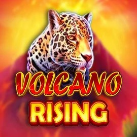 Volcano Rising slot logo by RubyPlay at Kingmaker Casino