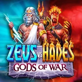 Zeus vs Hades: Gods of War online game logo by Pragmatic Play on kingmaker-casino.eu