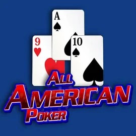 All American Poker casino game by RTG (Reel Time Gaming) – featured logo at Kingmaker Casino