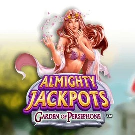 Almighty Jackpots: Garden of Persephone online game logo by Novomatic on kingmaker-casino.eu