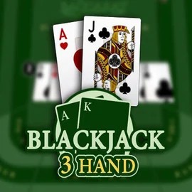 Blackjack 3H (Habanero) online game logo by Habanero on kingmaker-casino.eu
