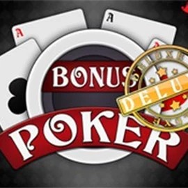 Bonus Poker Deluxe - 3 Hands slot visual from RTG (Reel Time Gaming) available on kingmaker-casino.eu
