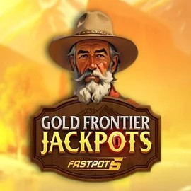 Gold Frontier Jackpots FastPot5 game by Yggdrasil – logo hosted on Kingmaker Casino