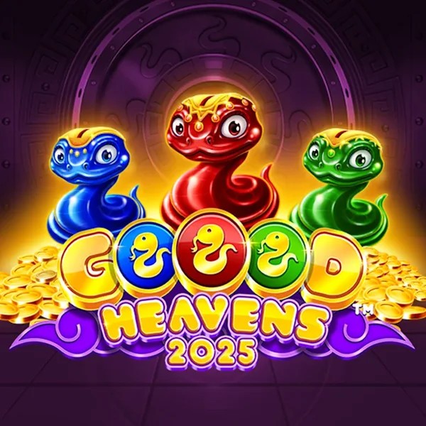 Goood Heavens casino game by Rarestone Gaming – featured logo at Kingmaker Casino