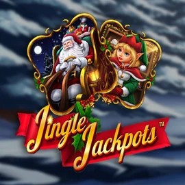 Jingle Jackpots logo by Dragon Gaming at Kingmaker Casino
