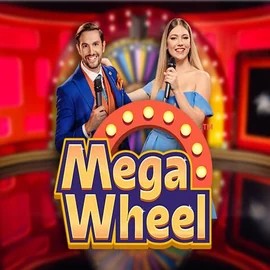Mega Wheel online game logo by Pragmatic Play on kingmaker-casino.eu