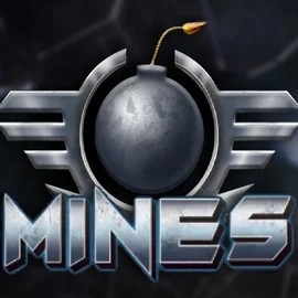 Mines logo by Turbo Games at Kingmaker Casino