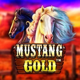 Slots logo of Mustang Gold from Pragmatic Play at Kingmaker Casino