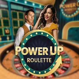 PowerUP Roulette game by Pragmatic Play – logo hosted on Kingmaker Casino