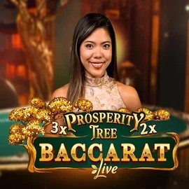Prosperity Tree Baccarat logo by Evolution at Kingmaker Casino