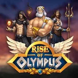 Official Slots logo: Rise of Olympus by Play’n GO at Kingmaker Casino