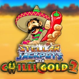 Official Jackpots logo: Stellar Jackpots with Chilli Gold x2 by Lightning Box Game at Kingmaker Casino
