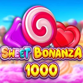 Sweet Bonanza 1000 casino game by Pragmatic Play – featured logo at Kingmaker Casino