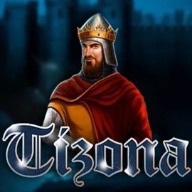 Tizona slot logo by Merkur Gaming at Kingmaker Casino