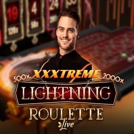 XXXtreme Lightning Roulette logo – Live Casino by Evolution at Kingmaker Casino